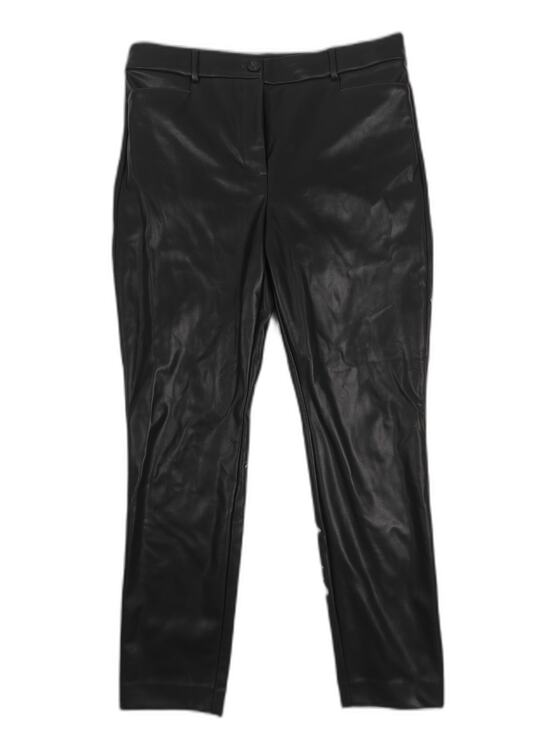 Ann Taylor Pants - Womens LOFT Faux Leather Pants Black Size 12